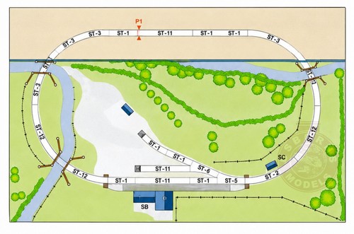 Peco setrack plan track - setrack, 1a