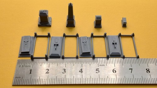 Gauge 1 148 monuments - n, 1:148