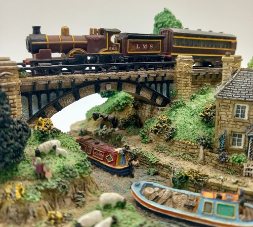Scale gauge locomotive train - n,